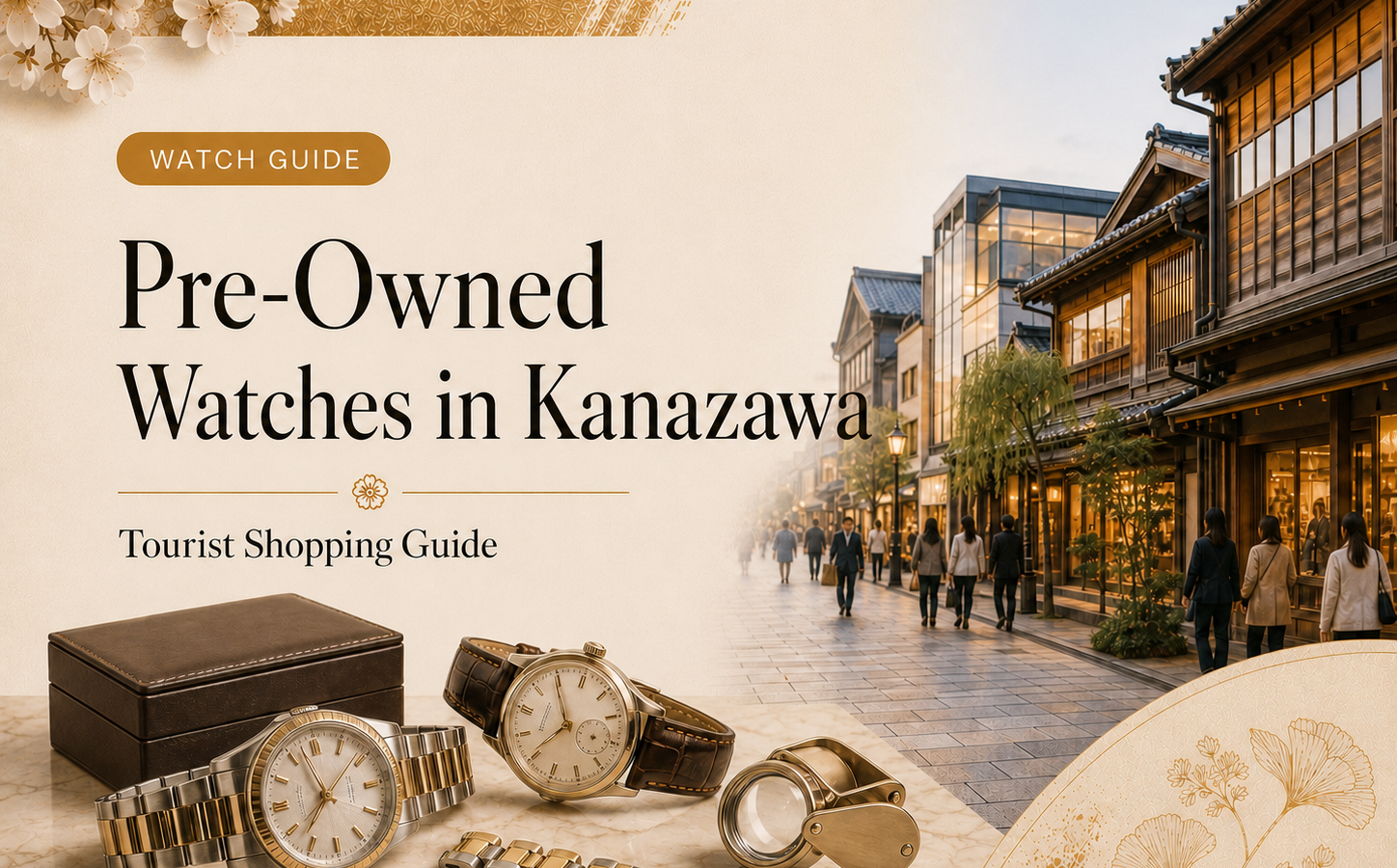 Pre-Owned Watches in Kanazawa: Tourist Shopping Guide