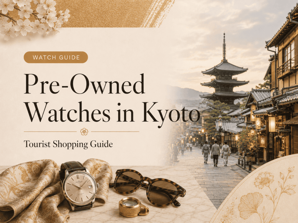 Pre-Owned Watches in Kyoto: Tourist Shopping Guide