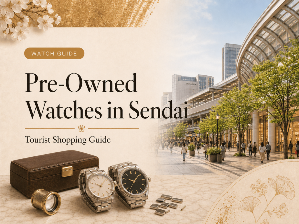 Pre-Owned Watches in Sendai: Tourist Shopping Guide