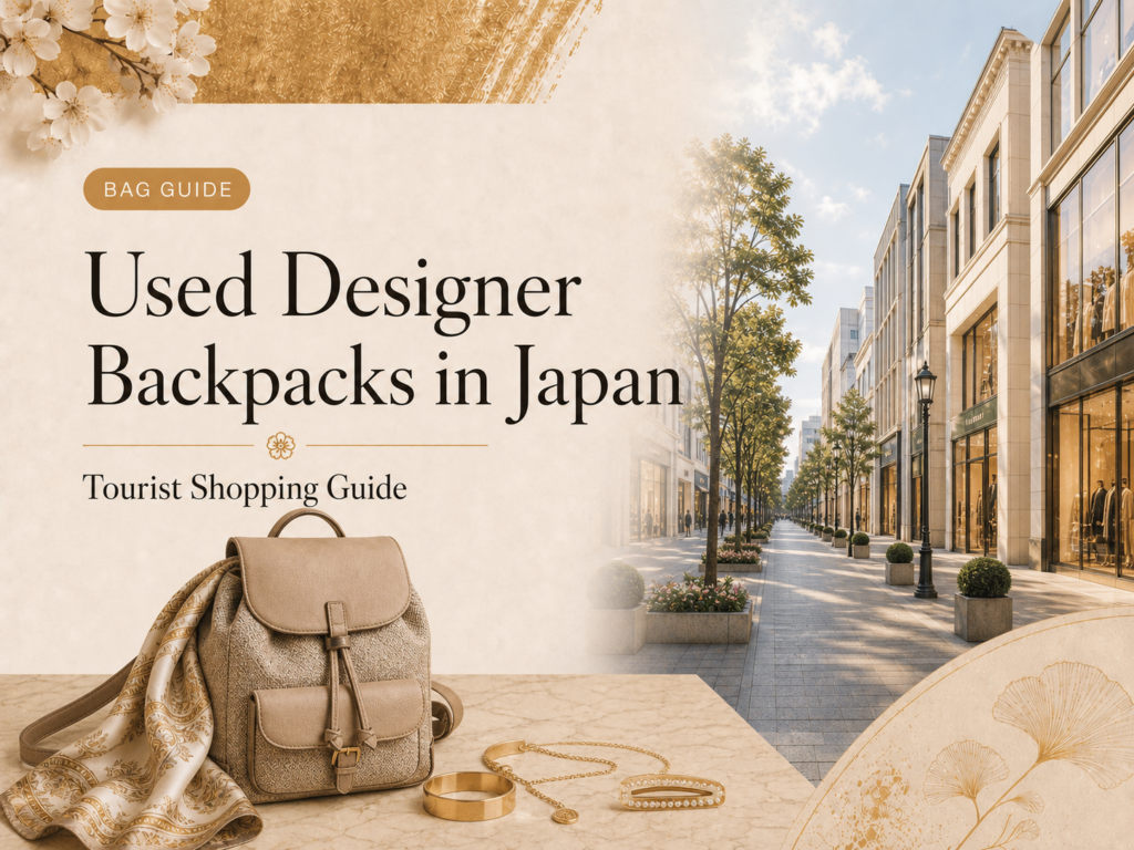 Used Designer Backpacks in Japan: Tourist Shopping Guide
