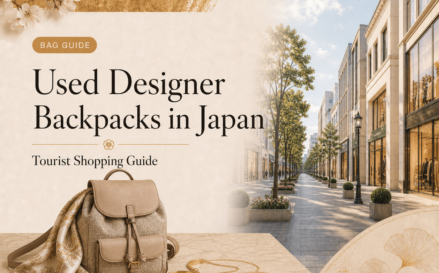 Used Designer Backpacks in Japan: Tourist Shopping Guide