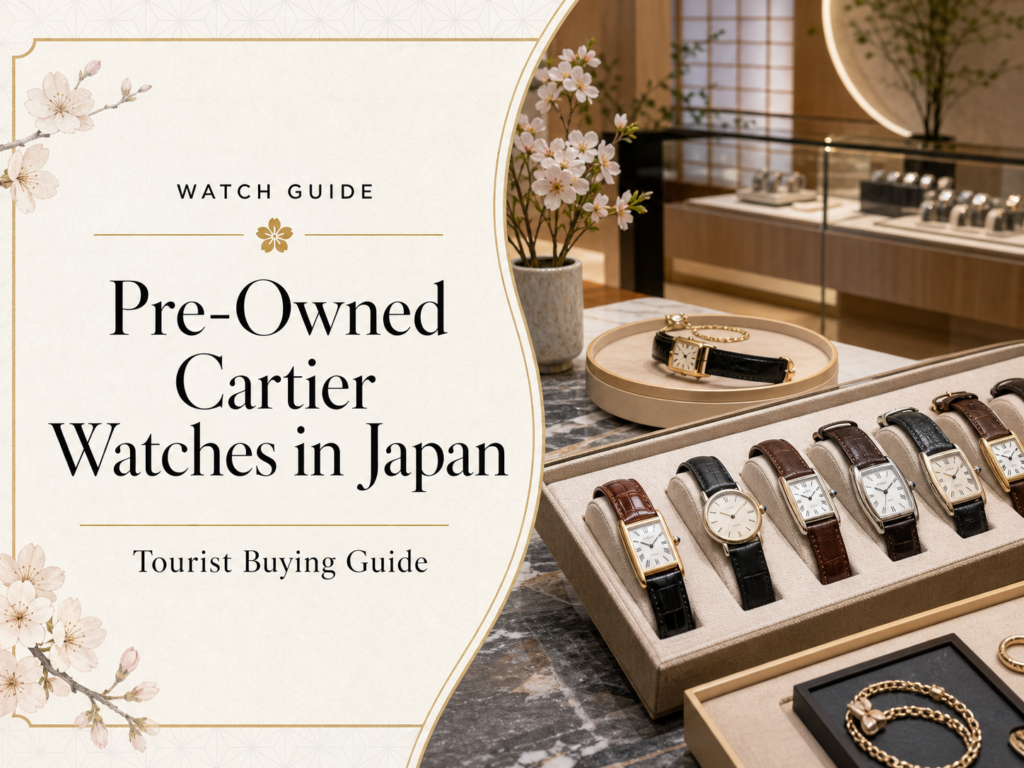 Pre-Owned Cartier Watches in Japan: Tourist Buying Guide