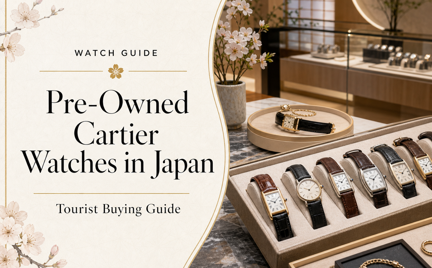 Pre-Owned Cartier Watches in Japan: Tourist Buying Guide
