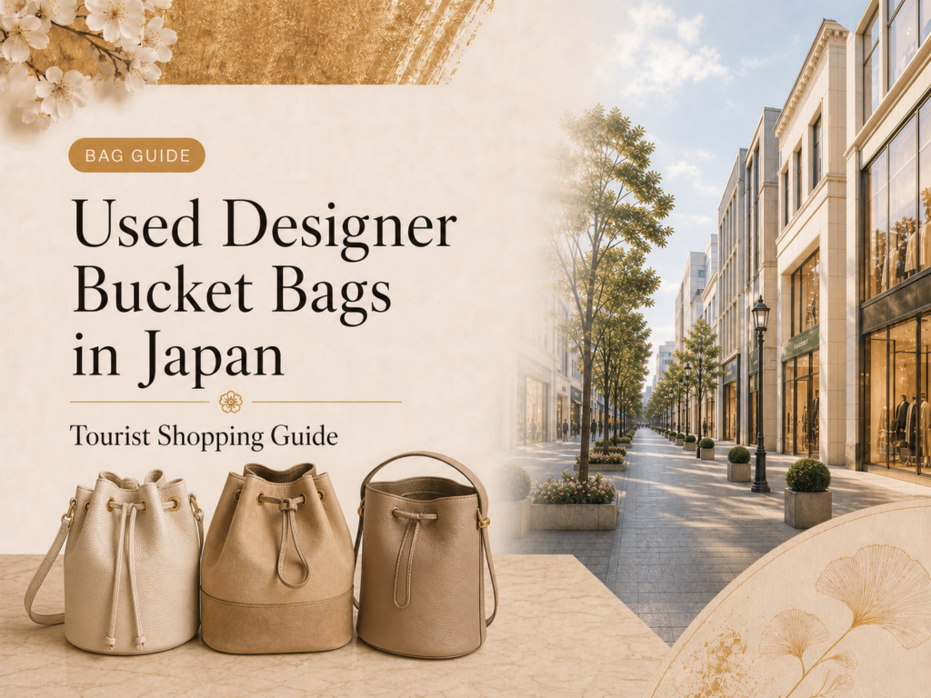 Used Designer Bucket Bags in Japan: Tourist Shopping Guide