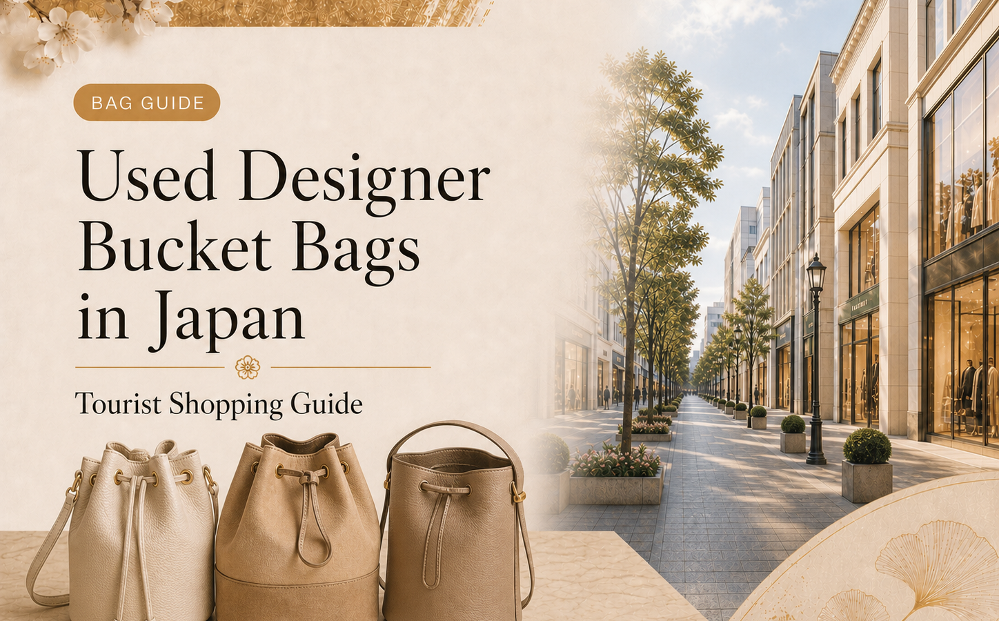 Used Designer Bucket Bags in Japan: Tourist Shopping Guide